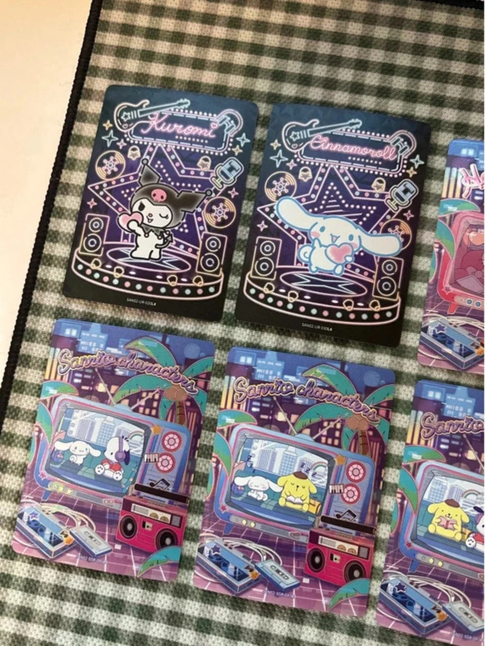Sanrio ssr + ur + pr Trading Card Lot of 8